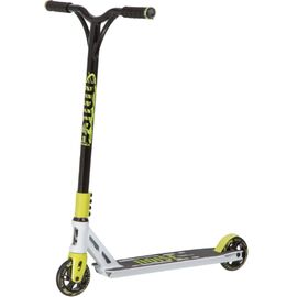 Самокат NOVATRACK PIXEL BL, 110 мм, белый/желтый, 110A.PIXEL.WLM20, изображение  - НаВелосипеде.рф