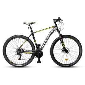 Горный велосипед HORST Crown 29" 2022, Вариант УТ-00288477: Рама: 17" (Рост: 160-170 см), Цвет: черный/серый/лимонный, изображение  - НаВелосипеде.рф