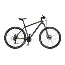 Горный велосипед AUTHOR Rival 29" 2022, 21-2200000129, Вариант УТ-00289680: Рама: 17" (Рост: 155-172 см), Цвет: серый/салатовый/черный, изображение  - НаВелосипеде.рф