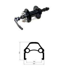 Колесо велосипедное TRIX 27,5", заднее, D2-27-5-black-13538, изображение  - НаВелосипеде.рф