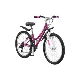 Подростковый велосипед SCHWINN Breaker Girls 24" 2020, Вариант УТ-00289250: Рама: one size (Рост: 142-168 см), Цвет: фиолетовый, изображение  - НаВелосипеде.рф