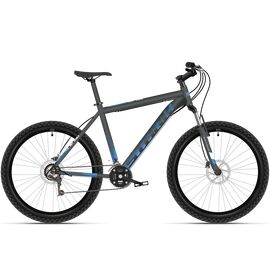 Горный велосипед Stark Indy 26.2 D 26" 2021, HQ-0005592, Вариант УТ-00289865: Рама: 14.5" (Рост: 145-155 см), Цвет: черный/синий, изображение  - НаВелосипеде.рф