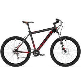 Горный велосипед Stark Indy 27.1 D 27,5" 2021, HD00000659, Вариант УТ-00289930: Рама: 16" (Рост: 155-168 см), Цвет: черный/красный, изображение  - НаВелосипеде.рф