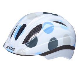 Велошлем KED Meggy II Trend, детский, Dots Deep Blue, 2021, Вариант УТ-00288327: Размер: SM (49-55 см), изображение  - НаВелосипеде.рф