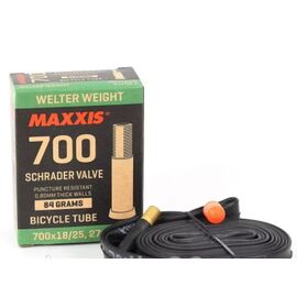 Камера велосипедная MAXXIS WELTER WEIGHT, 700СX18/25, 27X7/8-1, SV, O-CAP, EIB81558000, изображение  - НаВелосипеде.рф