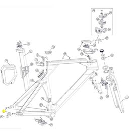 Комплект болтов оси заднего колеса BMC TM01 #1, 300837, изображение  - НаВелосипеде.рф