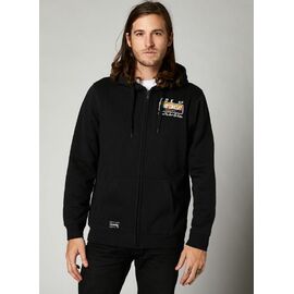 Толстовка велосипедная Fox Pro Circuit Zip Fleece, черный, Вариант УТ-00289516: Размер: M, изображение  - НаВелосипеде.рф