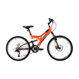 Подростковый велосипед FOXX FREELANDER 24" 2021, Вариант УТ-00286661: Рама: 14" (Рост: 130-150 см), Цвет: оранжевый, изображение  - НаВелосипеде.рф