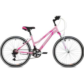 Подростковый велосипед STINGER LATINA 24" 2021, Вариант УТ-00286805: Рама: 14" (Рост: 145-160 см), Цвет: розовый, изображение  - НаВелосипеде.рф
