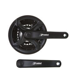 Система шатунов велосипедные PROWHEEL TA-CQ02 CRANK, 175 мм, 24/34/42T, черный, Х99097, изображение  - НаВелосипеде.рф