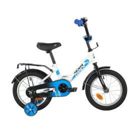 Детский велосипед NOVATRACK FOREST 14" 2021, Вариант УТ-00287629: Возраст: 3-5 лет (Рост: 95-115 см), Цвет: белый, изображение  - НаВелосипеде.рф