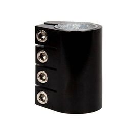 Зажим STG, 31,8 мм, для рулей самокатов диаметром 28,6-31,8 мм, с болтами и проставкой, черный, Х105160, изображение  - НаВелосипеде.рф