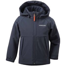 Детская куртка DIDRIKSONS DELLEN KIDS SOFTSHELL JKT, морской бриз, 503724, Вариант УТ-00289682: Размер: 100 , изображение  - НаВелосипеде.рф