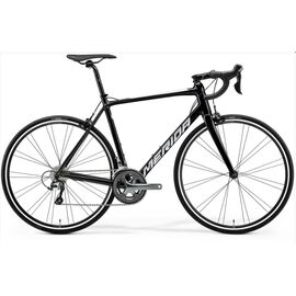 Шоссейный велосипед Merida Scultura Rim 300 700С 2021, Вариант УТ-00291392: Рама: XL(59cm) (Рост: >190см), Цвет: MetallicBlack/Silver, изображение  - НаВелосипеде.рф