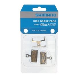 Колодки тормозные SHIMANO K04Ti, для дисковых тормозов, металл, c шплинтом, 1 пара, Y8LW98010, изображение  - НаВелосипеде.рф