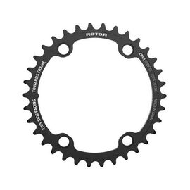 Звезда велосипедная передняя Rotor, BCD110X4, Inner, 44t, Black, C01-516-17010-0, изображение  - НаВелосипеде.рф