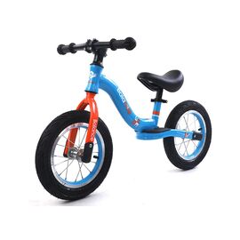 Беговел BALANCE BIKE, 12", голубой/оранжевый, УТ00019966, изображение  - НаВелосипеде.рф