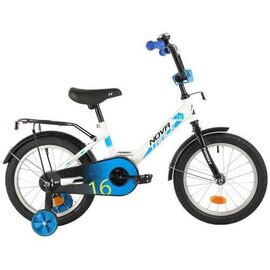 Детский велосипед NOVATRACK FOREST 16" 2021, Вариант УТ-00285438: Возраст: 4-6 лет (Рост: 100-115 см), Цвет: белый, изображение  - НаВелосипеде.рф