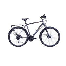 Горный велосипед Stinger HORIZONT PRO 28" 2020, 28AHD.HRZPRO.60GR0, Вариант УТ-00287115: Рама: 52" (Рост: 165-175 см), Цвет: серый, изображение  - НаВелосипеде.рф