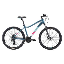 Женский велосипед Welt Edelweiss 1.0 HD 26" 2021 , Вариант УТ-00289708: Рама: M (Рост: 165-175 см), Цвет: Matt dark ocean blue , изображение  - НаВелосипеде.рф