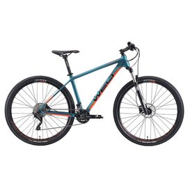 Горный велосипед Welt Rubicon 3.0 29" 2021, Вариант УТ-00290263: Рама: L (Рост: 175-185 см), Цвет: Matt black/red, изображение  - НаВелосипеде.рф