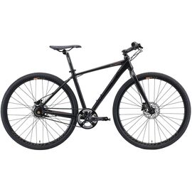 Гибридный велосипед Welt Outback 700C 2021, Вариант УТ-00289810: Рама: L (Рост: 175-180 см), Цвет: Matt black, изображение  - НаВелосипеде.рф