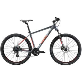 Горный велосипед Welt Rockfall 2.0 29" 2021, Вариант УТ-00290179: Рама: L (Рост: 175-185 см), Цвет: Matt grey/red , изображение  - НаВелосипеде.рф