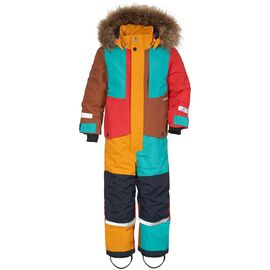 Комбинезон детский Didriksons BJORNEN MULTI KIDS COVERALL 914, арлекино, 503916, Вариант УТ-00291933: Размер: 100, изображение  - НаВелосипеде.рф