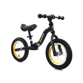 Беговел BALANCE BIKE, 12", черный/желтый, УТ00019967, изображение  - НаВелосипеде.рф