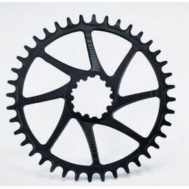 Звезда передняя велосипедная Garbaruk SRAM GXP Road/CX Round, 46T, черный, 5907441529471, изображение  - НаВелосипеде.рф
