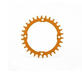 Звезда передняя велосипедная Garbaruk 104 BCD Round, 30T, оранжевый, 5907441516907, изображение  - НаВелосипеде.рф