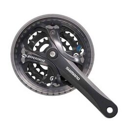Система шатунов велосипедная Shimano Acera, M361, 175мм, квадрат, 48/38/28T,  EFCM361E888CL, изображение  - НаВелосипеде.рф