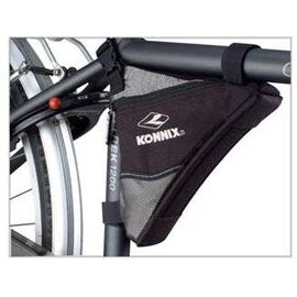 Сумка под раму велосипеда KONNIX, 21х5х21,5 см, полиэстер 600D, с отражающей прошивкой, TY06133A, изображение  - НаВелосипеде.рф