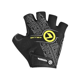 Велоперчатки KELLYS COMFORT, чёрный/салатовый, Gloves COMFORT NEW black-lime L, Вариант УТ-00016947: Размер: L, изображение  - НаВелосипеде.рф