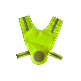 Микро-жилет световозвращающий для самых маленьких (1-3г) зелёный, изображение  - НаВелосипеде.рф