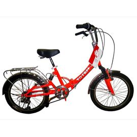 Детский велосипед TOTEM SF-461, Вариант УТ-00021163: Возраст: 6-9 лет (Рост: до 135 см), Цвет: красный, изображение  - НаВелосипеде.рф