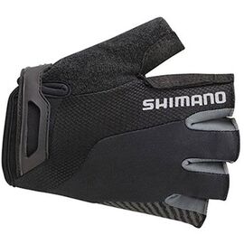 Велоперчатки Shimano Classic, черные, ECW-GLBS-MS11-UL4, Вариант УТ-00009499: Размер: L, изображение  - НаВелосипеде.рф