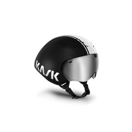 Велошлем Kask BAMBINO PRO, 10 отверстий, пенистый полистирол, поликарбонат, 320г, черный/белый, CHE00042.240, Вариант УТ-00022499: размер L (окружность головы 59-62 см), изображение  - НаВелосипеде.рф