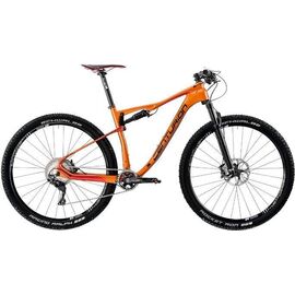 Двухподвесный велосипед Centurion Numinis Carbon XC 3000.29 2017, Вариант УТ-00037336: Рама: 48 (Рост: 172 - 180см), Цвет: оранжево - черный , изображение  - НаВелосипеде.рф