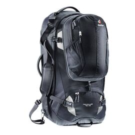 Велосипедный рюкзак Deuter Traveller 70+10, совместимый с питьевой системой, 74x38x32, 70 л, черный, 3510115_7400, изображение  - НаВелосипеде.рф