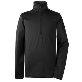 Свитер мужской Didriksons KALLE MEN'S HALF-ZIP JACKET, черный, 502814, Вариант УТ-00172648: Размер: М, изображение  - НаВелосипеде.рф
