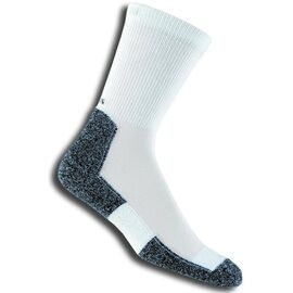 Носки THORLO'S LRXM Running Lite Cushion Crew Sock, бело-черный, 4 , Вариант УТ-00160966: Размер: EUR 42-44, изображение  - НаВелосипеде.рф