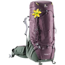 Рюкзак Deuter Aircontact Pro, 65+15 л, SL, женский, Aubergine/Ivy, 2020, 3330220_5209, изображение  - НаВелосипеде.рф