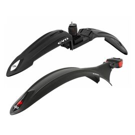 Крылья велосипедные Polisport CROSS COUNTRY EVO, комплект, 26"/27,5"/29", black, PLS8622100028, изображение  - НаВелосипеде.рф