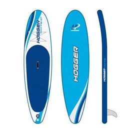 SUP доска HOGGER Touring 10.8", надувная, прогулочная, drop-stich двухслойная технология, голубой/белый, dk-blue, изображение  - НаВелосипеде.рф