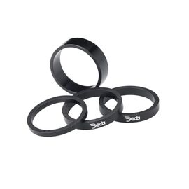 Комплект проставочных колец Deda Elementi KIT, алюминий, 3 мм, 1"1/8, BLACK MATT, 10 шт, HDAS03KIT10, изображение  - НаВелосипеде.рф
