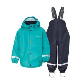 Костюм детский Didriksons SLASKEMAN KIDS SET 303, мятно-бирюзовый, 503957, Вариант УТ-00291949: Размер: 100, изображение  - НаВелосипеде.рф