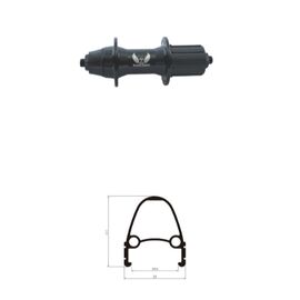 Колесо велосипедное TRIX 26", заднее, под кассету, D1-26-black-11966, изображение  - НаВелосипеде.рф