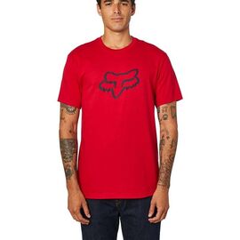 Футболка Fox Legacy Fox Head SS Tee, красный 2021, 24577-555-XL, Вариант УТ-00291988: Размер: XL, изображение  - НаВелосипеде.рф