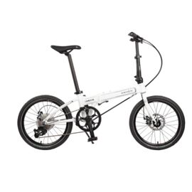Складной велосипед Dahon Launch D8 20" 2022, Вариант УТ-00292216: Рама: one size (Рост: 145-185 см), Цвет: white, изображение  - НаВелосипеде.рф